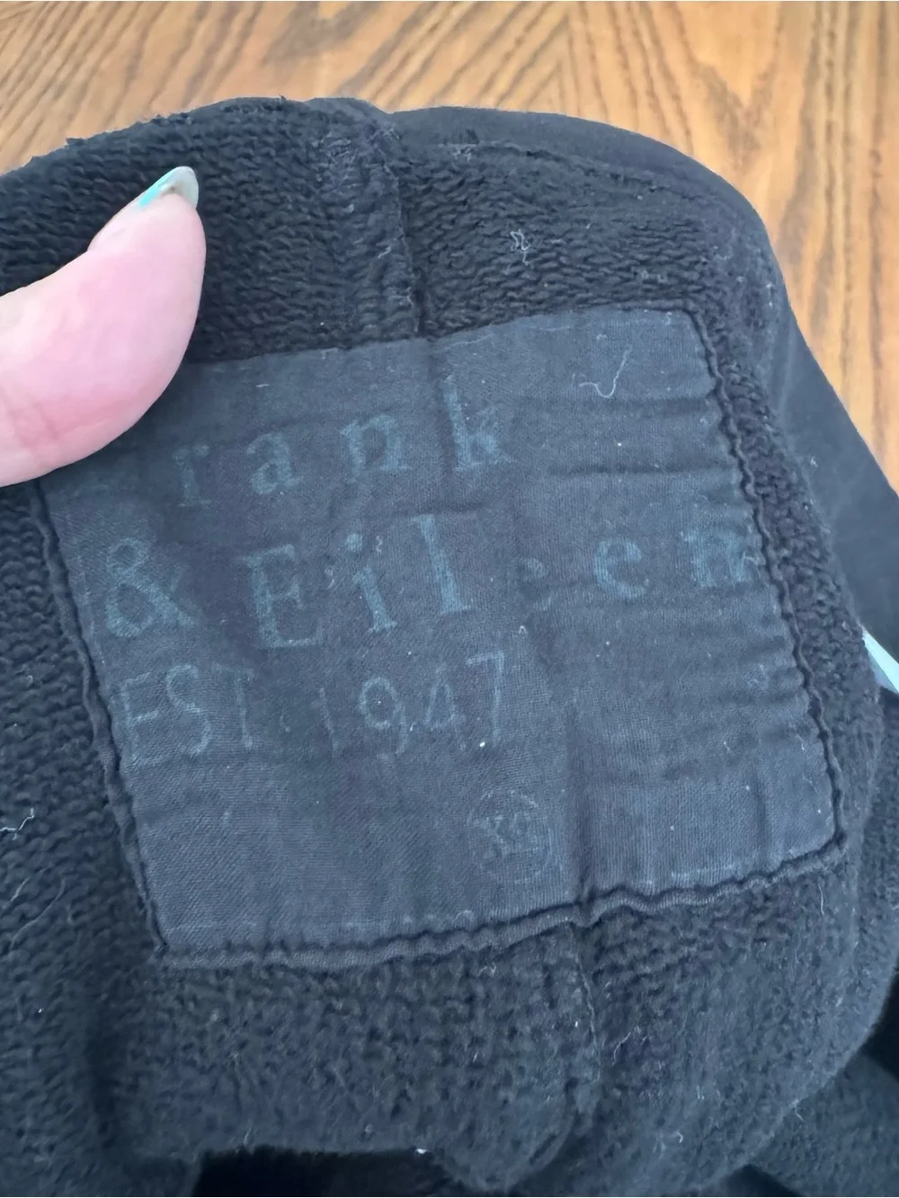 Frank & Eileen Catherine Favorite Sweatpant Triple Fleece Tee Lab Black XS